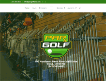 Tablet Screenshot of progolfbend.com